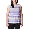 image:imageColumbia Womens Columbia Womens Chill River Tank Top Moisture Wicking Sun ProtectionFrosted PurpleHorizons Stripe Multi