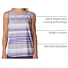 image:imageColumbia Womens Columbia Womens Chill River Tank Top Moisture Wicking Sun ProtectionFrosted PurpleHorizons Stripe Multi
