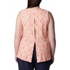 image:imageColumbia Womens Columbia Womens Chill River Tank Top Moisture Wicking Sun ProtectionPeachMini Hibiscus