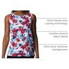 image:imageColumbia Womens Columbia Womens Chill River Tank Top Moisture Wicking Sun ProtectionRed LilyPop Flora