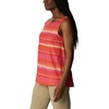 image:imageColumbia Womens Columbia Womens Chill River Tank Top Moisture Wicking Sun ProtectionSunset OrangeHorizons Stripe