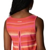 image:imageColumbia Womens Columbia Womens Chill River Tank Top Moisture Wicking Sun ProtectionSunset OrangeHorizons Stripe