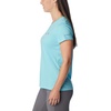 image:imageColumbia Womens Daisy Days Short Sleeve Graphic TeeAquamarine HeatherFancy Flyer