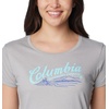 image:imageColumbia Womens Daisy Days Short Sleeve Graphic TeeColumbia Grey HeatherSimply Scripted