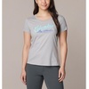 image:imageColumbia Womens Daisy Days Short Sleeve Graphic TeeColumbia Grey HeatherSimply Scripted