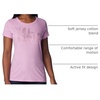 image:imageColumbia Womens Daisy Days Short Sleeve Graphic TeeCosmos HeatherFloral Friends