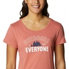 image:imageColumbia Womens Daisy Days Short Sleeve Graphic TeeDark Coral HeatherSeek Outdoors
