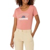 image:imageColumbia Womens Daisy Days Short Sleeve Graphic TeeDark Coral HeatherSeek Outdoors
