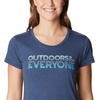 image:imageColumbia Womens Daisy Days Short Sleeve Graphic TeeNocturnal HeatherBe Outdoors Graphic
