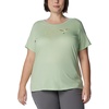 image:imageColumbia Womens Daisy Days Short Sleeve Graphic TeeSage Leaf HeatherFancy Flyer