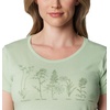 image:imageColumbia Womens Daisy Days Short Sleeve Graphic TeeSage Leaf HeatherFloral Friends