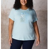 image:imageColumbia Womens Daisy Days Short Sleeve Graphic TeeSpring Blue HeatherFind Your Wild Graphic