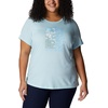 image:imageColumbia Womens Daisy Days Short Sleeve Graphic TeeSpring Blue HeatherFind Your Wild Graphic
