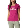 image:imageColumbia Womens Daisy Days Short Sleeve Graphic TeeWild Fuchsia HeatherSeek Outdoors