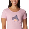 image:imageColumbia Womens Daisy Days Short Sleeve Graphic TeeWild Rose HeatherBest Site Graphic
