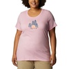 image:imageColumbia Womens Daisy Days Short Sleeve Graphic TeeWild Rose HeatherBest Site Graphic