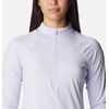 image:imageColumbia Womens Endless Trail Half Zip Mesh Long SleevePurple Tint