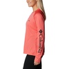 image:imageColumbia Womens Fork Stream Long Sleeve ShirtBlush PinkWhite Logo