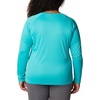 image:imageColumbia Womens Fork Stream Long Sleeve ShirtBright AquaNocturnal Graphic