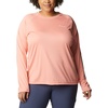 image:imageColumbia Womens Fork Stream Long Sleeve ShirtCoral ReefWhite Logo