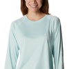 image:imageColumbia Womens Fork Stream Long Sleeve ShirtIcy MornWhite Logo