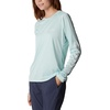 image:imageColumbia Womens Fork Stream Long Sleeve ShirtIcy MornWhite Logo