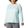 image:imageColumbia Womens Fork Stream Long Sleeve ShirtIcy MornWhite Logo