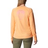 image:imageColumbia Womens Fork Stream Long Sleeve ShirtPeachWild Geranium Graphic