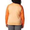 image:imageColumbia Womens Fork Stream Long Sleeve ShirtPeachWild Geranium Graphic