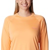 image:imageColumbia Womens Fork Stream Long Sleeve ShirtPeachWild Geranium Graphic