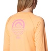 image:imageColumbia Womens Fork Stream Long Sleeve ShirtPeachWild Geranium Graphic