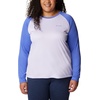 image:imageColumbia Womens Fork Stream Long Sleeve ShirtPurple TintPurple Lotus Graphic