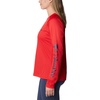 image:imageColumbia Womens Fork Stream Long Sleeve ShirtRed LilyNocturnal Logo