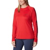 image:imageColumbia Womens Fork Stream Long Sleeve ShirtRed LilyNocturnal Logo