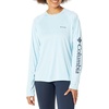 image:imageColumbia Womens Fork Stream Long Sleeve ShirtSpring BlueNocturnal Logo