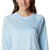 image:imageColumbia Womens Fork Stream Long Sleeve ShirtSpring BlueNocturnal Logo