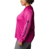 image:imageColumbia Womens Fork Stream Long Sleeve ShirtWild FuchsiaDark Nocturnal Logo
