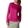 image:imageColumbia Womens Fork Stream Long Sleeve ShirtWild FuchsiaDark Nocturnal Logo