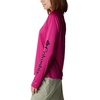 image:imageColumbia Womens Fork Stream Long Sleeve ShirtWild FuchsiaDark Nocturnal Logo