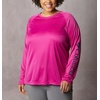 image:imageColumbia Womens Fork Stream Long Sleeve ShirtWild FuchsiaDark Nocturnal Logo