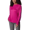 image:imageColumbia Womens Fork Stream Long Sleeve ShirtWild FuchsiaNocturnal Logo