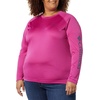 image:imageColumbia Womens Fork Stream Long Sleeve ShirtWild FuchsiaNocturnal Logo