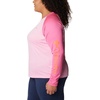 image:imageColumbia Womens Fork Stream Long Sleeve ShirtWild RoseSunset Orange Logo