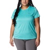 image:imageColumbia Womens Hike Graphic Short Sleeve TeeBright AquaHeather