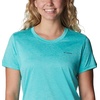image:imageColumbia Womens Hike Graphic Short Sleeve TeeBright AquaHeather