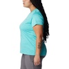 image:imageColumbia Womens Hike Graphic Short Sleeve TeeBright AquaHeather
