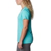 image:imageColumbia Womens Hike Graphic Short Sleeve TeeBright AquaHeather