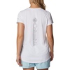 image:imageColumbia Womens Hike Graphic Short Sleeve TeeWhiteVertical Outline Csc Graphic