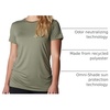 image:imageColumbia Womens Leslie Falls Short SleeveStone Green