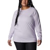 image:imageColumbia Womens North Cascades Back Graphic Long Sleeve TeePurple TintPdx Tested Tough Graphic